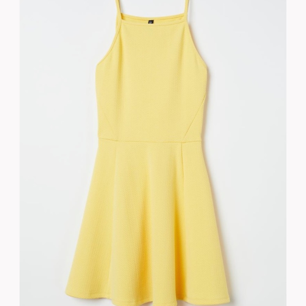 H&M Yellow Mini Dress